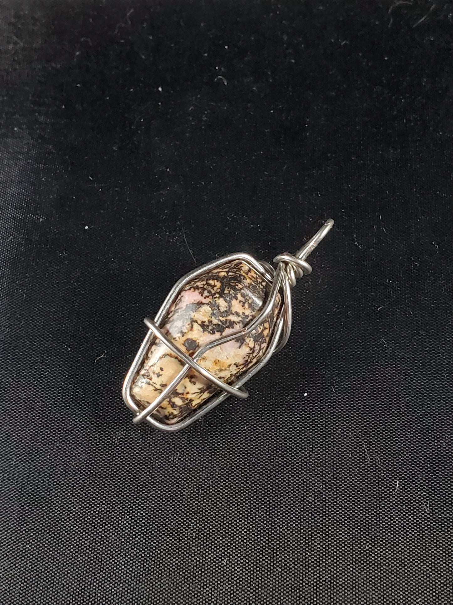 Rhodonite Coffin Pendant
