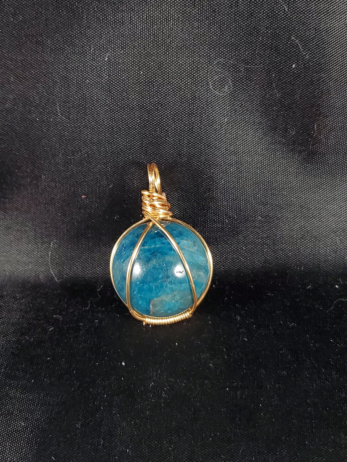 Blue Apatite Pendant