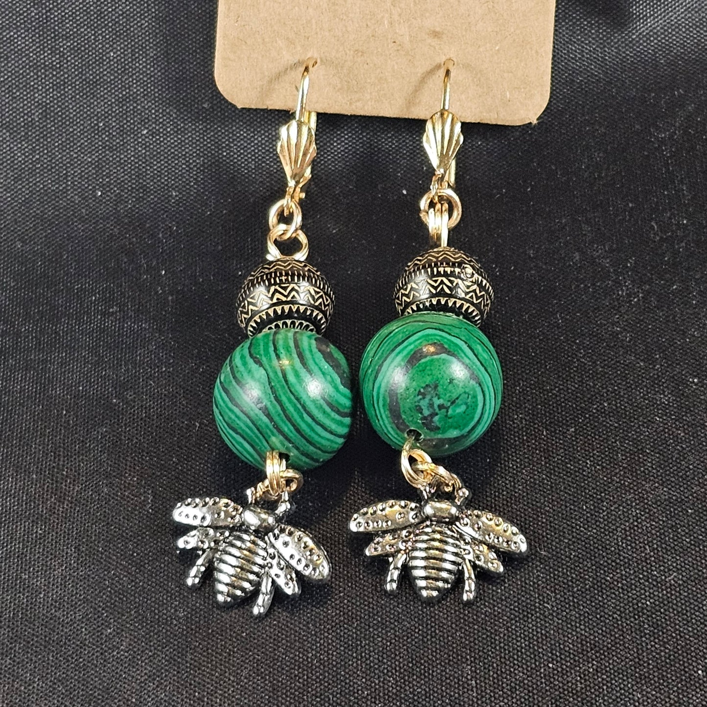 Malachite Earrings