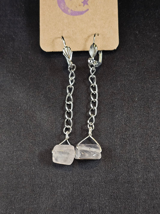 Rose Quartz Earrings