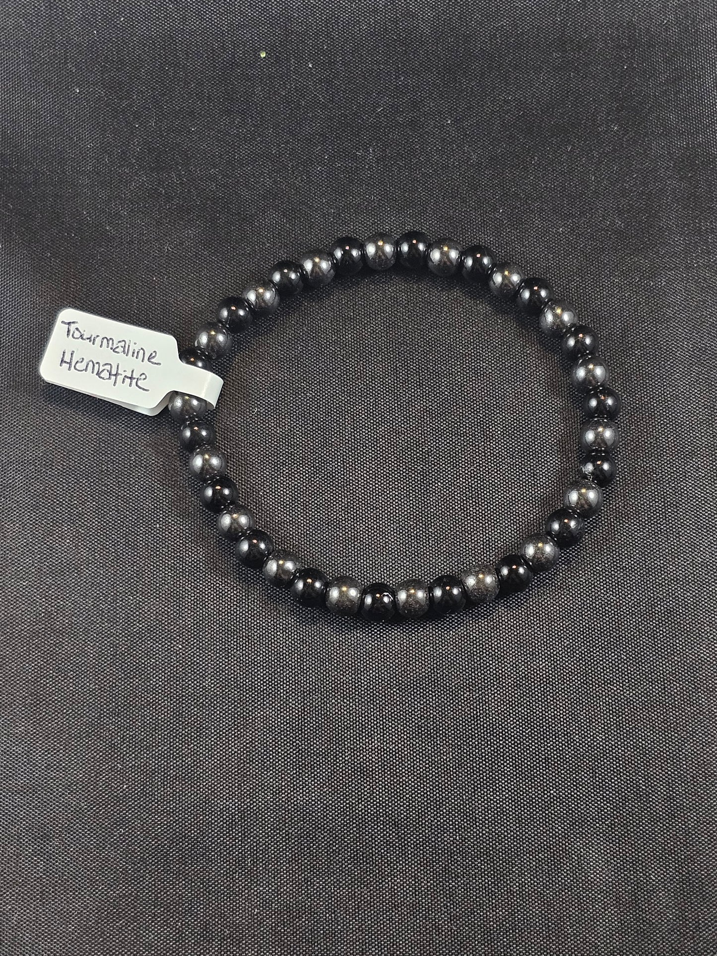 Tourmaline and Hematite Bracelet