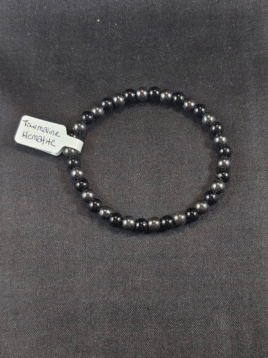 Tourmaline and Hematite Bracelet