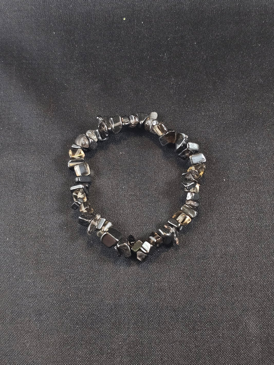 Smokey Quartz and Hematite Bracelet