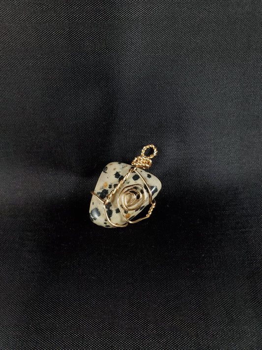 Dalmation Jasper Pendant