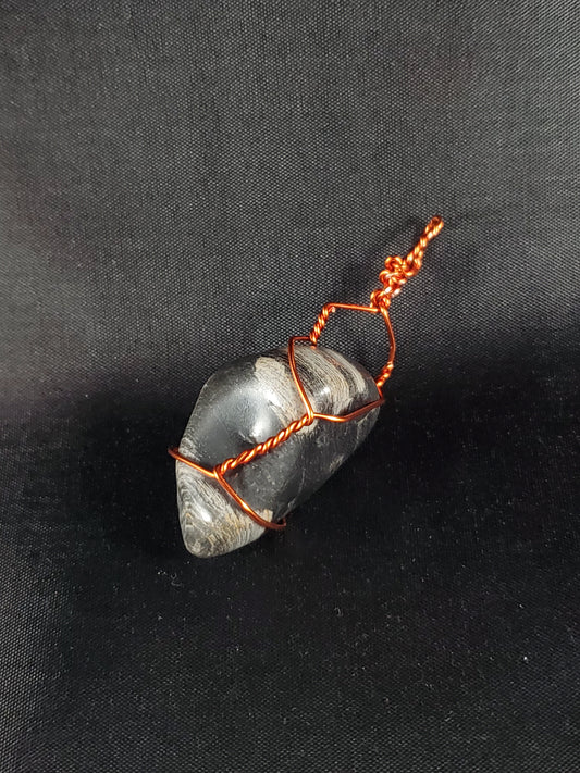 Silverleaf Jasper Pendant