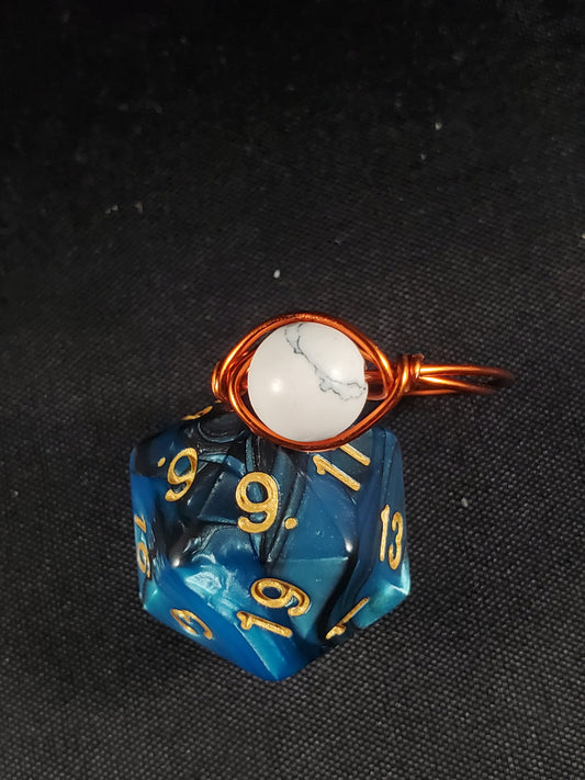 Howlite Ring