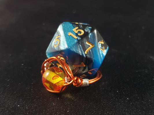 Amber Resin Ring